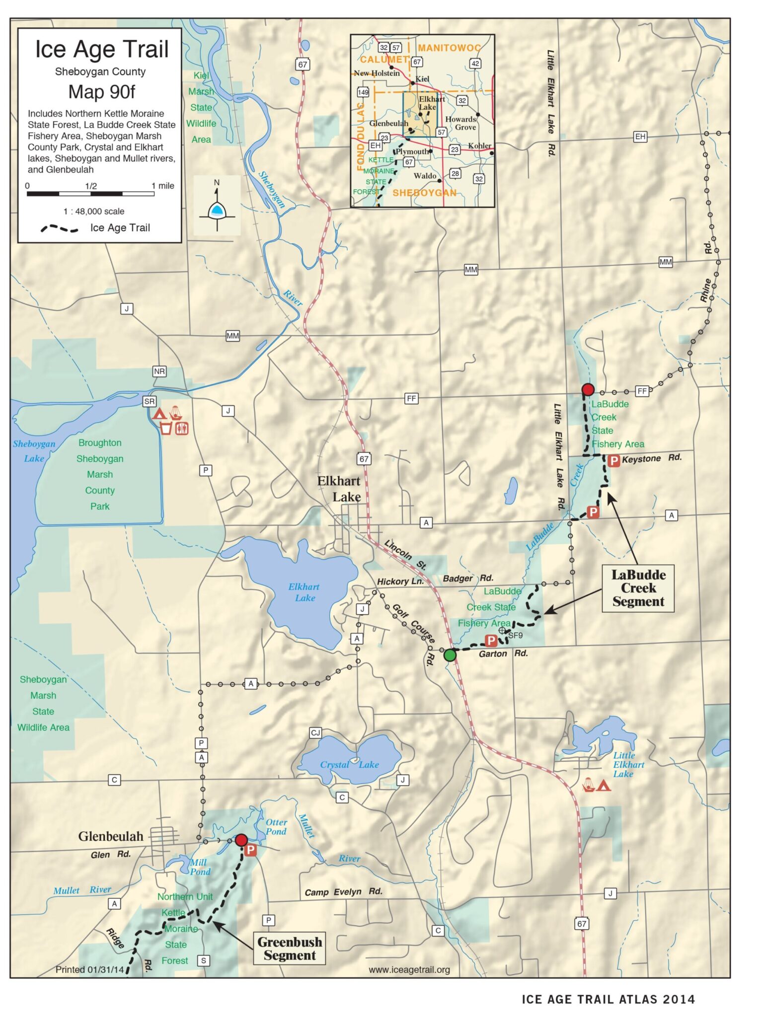 Ice Age Trail LaBudde Creek Segment - Elkhart Lake, WI